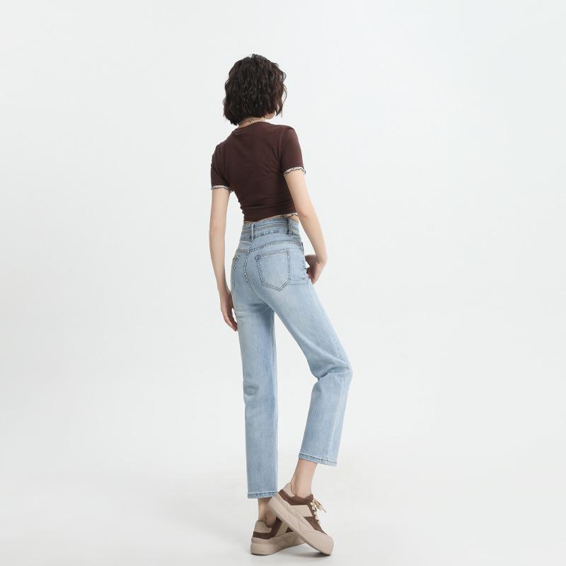 Kaleb Lancaster‘S Raw Cut-edged Regular Fit Denims | Damen Jeans Jeans Damen